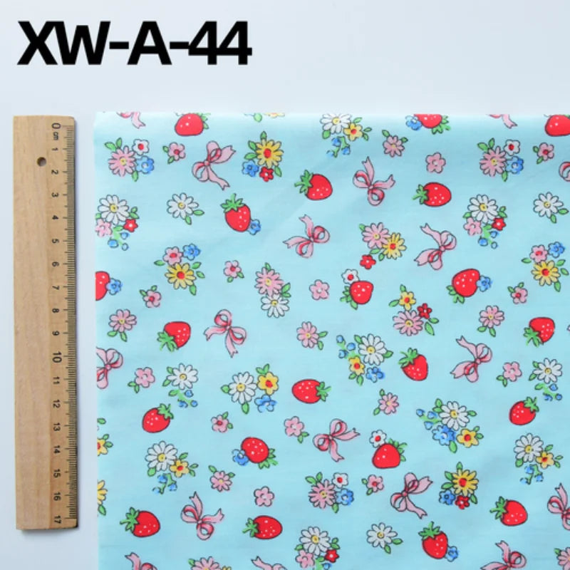 Fabric cotton handmade diy bedding flowers garden flowers pure cotton printing fabric twill cotton fabric sewing