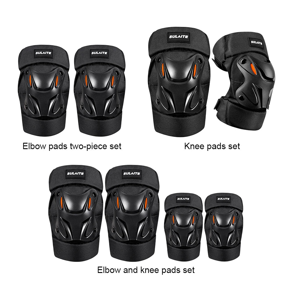 Adjustable Knee Protector Elbow Pads Motorcycle Motocross Outdoor Sport Riding Cycling Anti-fall Knee Pads Kneepad Brace Support