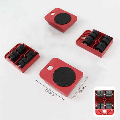 Heavy Furniture Mover Roller Shifter Lifter Wheels Mover Easy Moving Slider Tool Bar Hand Tools