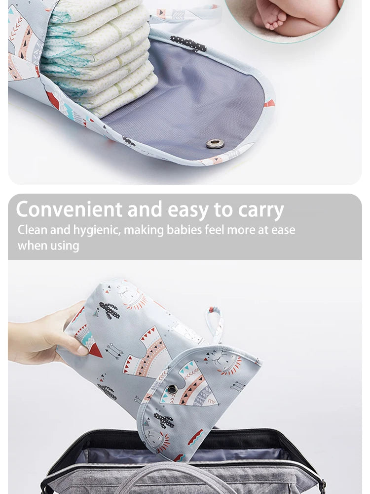 Waterproof Baby Nappy Storage Bag Nappy Bag Outdoor Portable Bag Nappy Bag Nappy Bag Mummy Bag