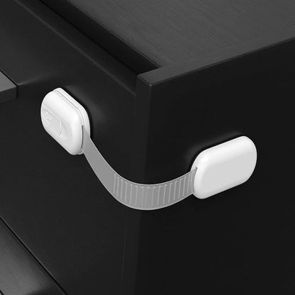 Baby Safety Lock Drawer Child Safety Cabinet Proofing 3M Adhesive Cabinet Drawer Door Latches Baby Safe Strap