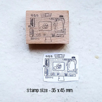 Stamp Scrapbooking  8 Types Scrapbook Journaling Stationary Stamp
