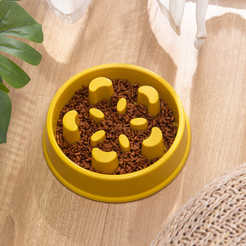Non Slip Slow Eating Puzzle Maze Fun Pet Feeding Bowl for Dog Cat, Bloat Stop Puppy Food Water Bowl, Slow Feeder Bowls Dishes