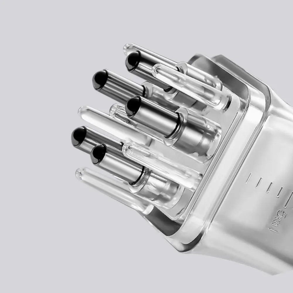 Plastic Scalp Applicator Portable Mini 10ML Hair Roots Massager with Scale Hair Head Massager Serum Oil Apply