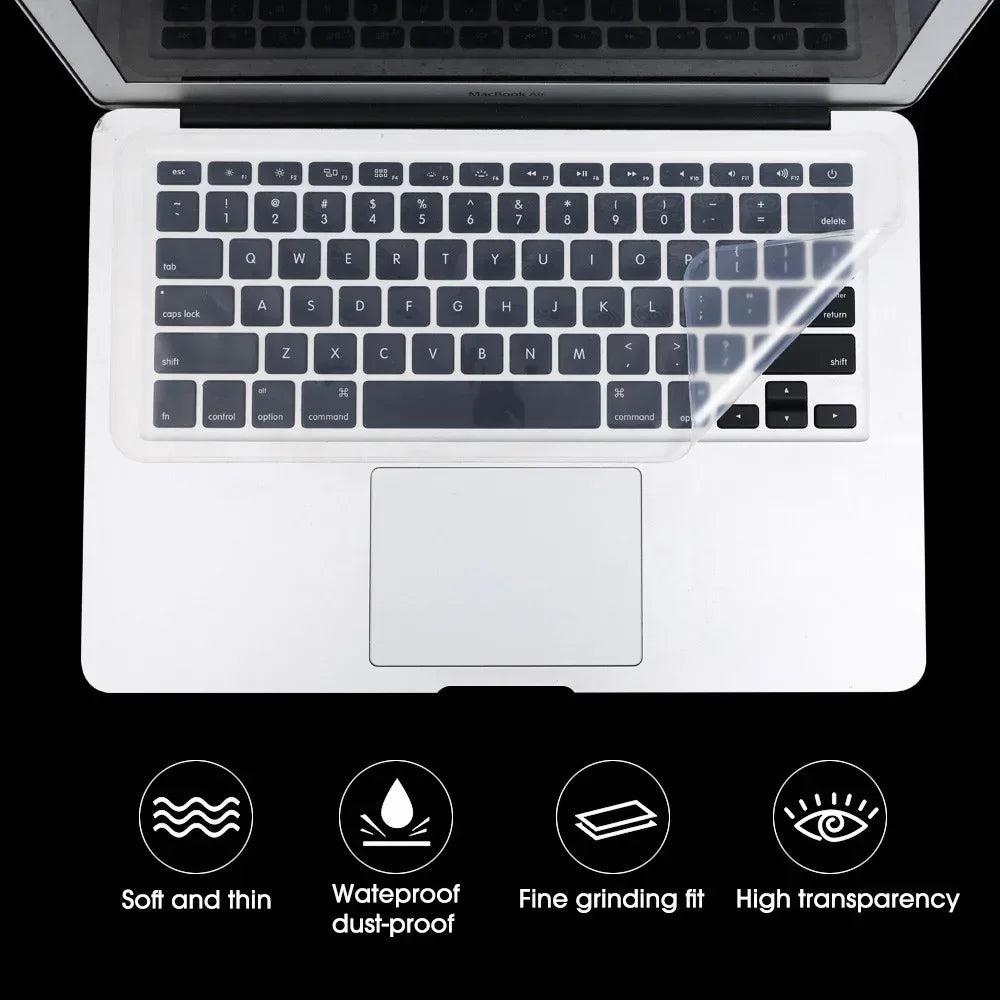 13-14 Inch 15-17 Inch  Universal Laptop Notebook Keyboard Silicone Cover Dustproof  Protective Waterproof Film