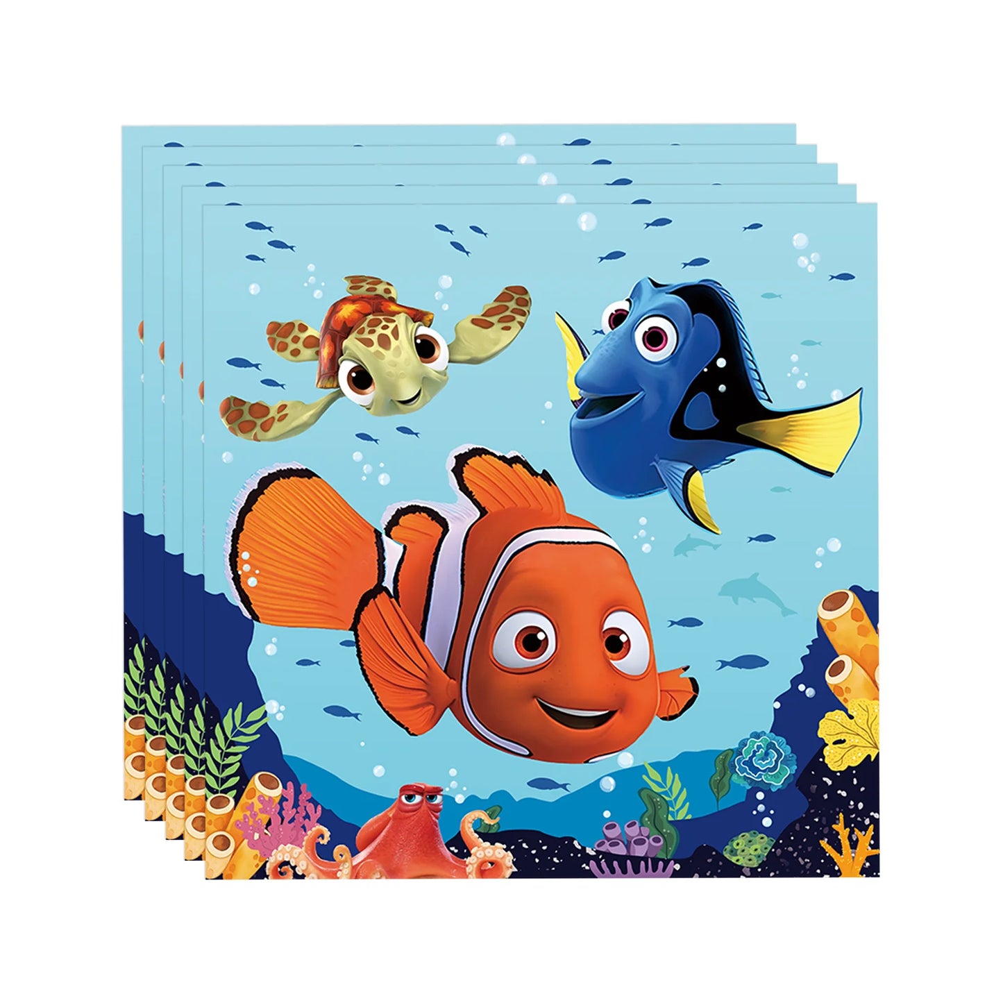 Finding Nemo Birthday Party Decoration Children Party Balloons Disposable Tableware Plates Napkins Cup Tablecloth Party Supplies