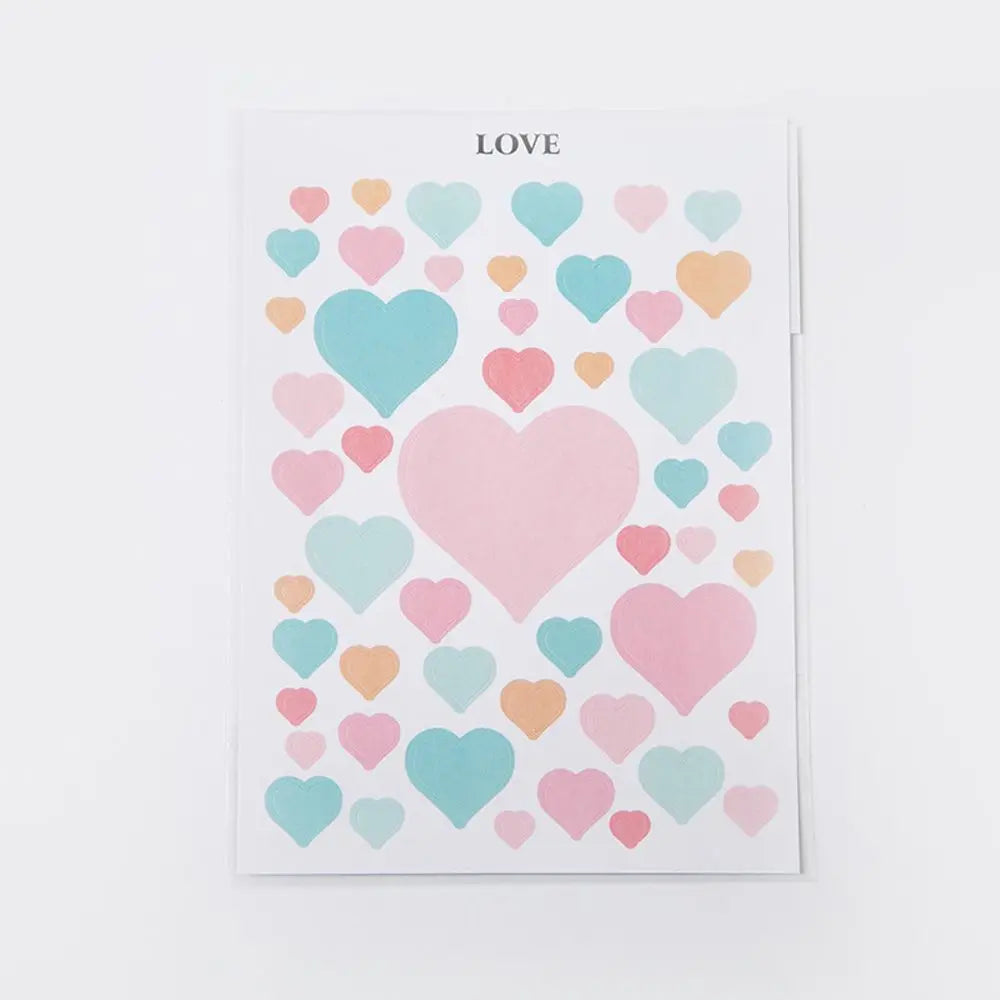 School Supplies Planner Album Self-adhesive Decorative Decals Label Stickers Stationery Stickers Diary Scrapbooking Stickers