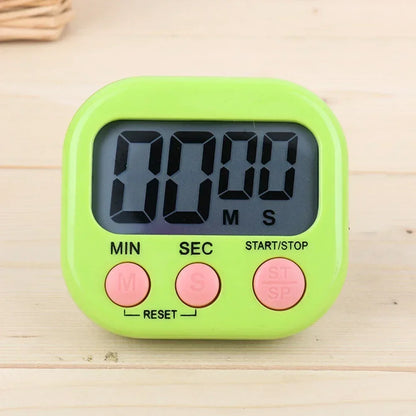 Kitchen Magnetic Digital Timer Egg  Clock Stopwatch Large LCD Digital Loud Alarm Count-Down Up Clock Practical Cooking Gadget