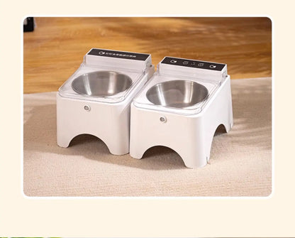 Smart Cat Bowl Pet Feeder Bowl Cats Dog Food Feeder Infrared Sensor Auto Open Cover Smart Feeder Anti-mouse Cat Food Dispenser