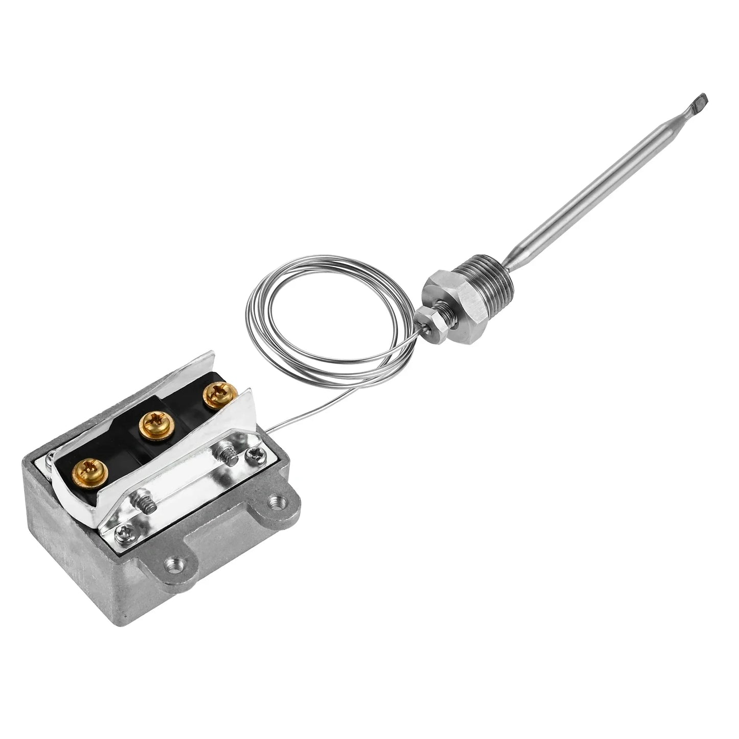 232℃ /450℉ Thermostat High Limit Safety Fryer Switch For 3/8 "-18 NPT 1177 Gas Fryer High Limit Safety Deep Fryer Thermostats