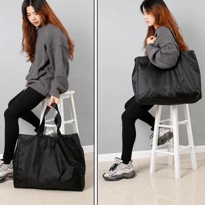 Large Capacity Handheld Bag Solid Color Storage Pouch Practical Travel Bags Pregnant Women's Admission and Delivery Handbag