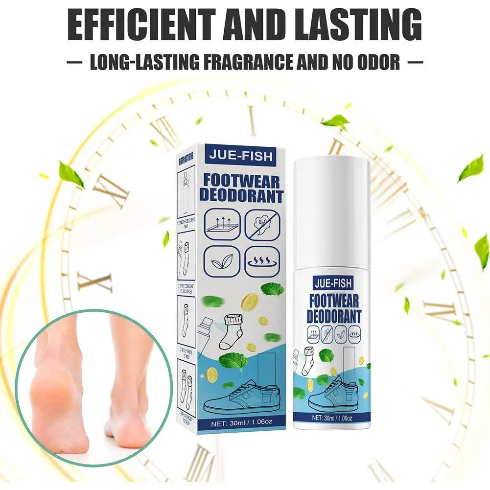 Perfume Foot Shoe Odor Deodorant Odor Removal Spray Foot Artifact Footwear And Socks Anti-Sweat Spray Remove Bad Smell Foot Care