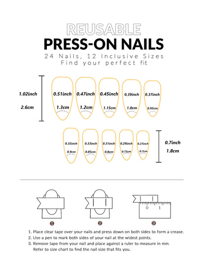 ARTAUG 24PCS Medium Stiletto Pink Press On Nails Full Cover Fake Nail Set Press On Nails Love Design handmade Press On Nails