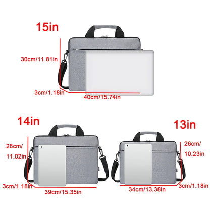 Laptop Bag, Men And Women With The Same Simple Shoulder Computer Bag, High-quality Handbag, 13-inch 14-inch 15-inch Optional