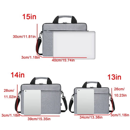 Laptop Bag, Men And Women With The Same Simple Shoulder Computer Bag, High-quality Handbag, 13-inch 14-inch 15-inch Optional