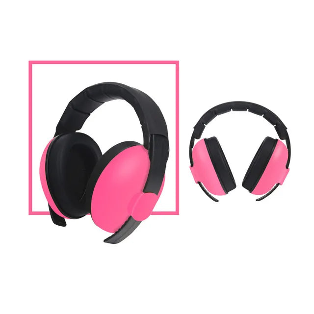 Baby Ear Protection Noise Cancelling Headphones 2-in-1 Convertible Design Noise Reduction Earmuffs for Infant Improves Sleep