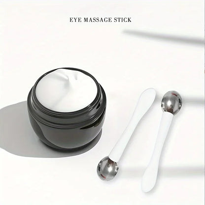 Stainless Steel Eye Cream Applicator with Roller Ball, Dual-Ended Massage & Application Tool, Facial Face Skin Care Tool