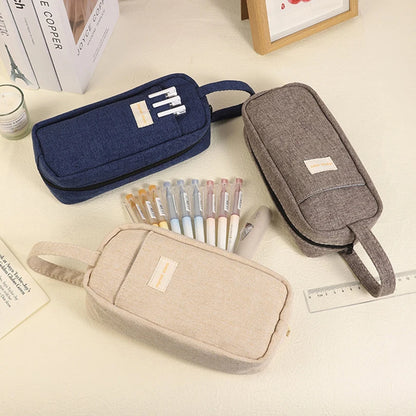 Large Capacity Pencil Case School Supplies Pen Case Estuches Escolar Pencilcase Kalemlik Trousse Kawaii Stationery pencil pouch
