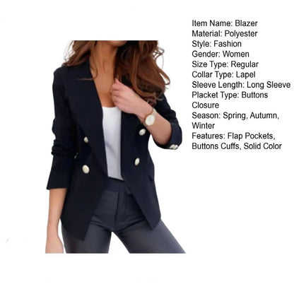 Autumn Over Size Women Coat Short White Female Office Black Ladies Long Sleeve Red Woman Elegant Casual Coats 2023