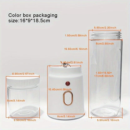 Blender Fruit Juicer Portable Handheld Smoothie Blender Wireless Vegetables Fruits Juicer Kitchen Tools Accessories Dropshipping