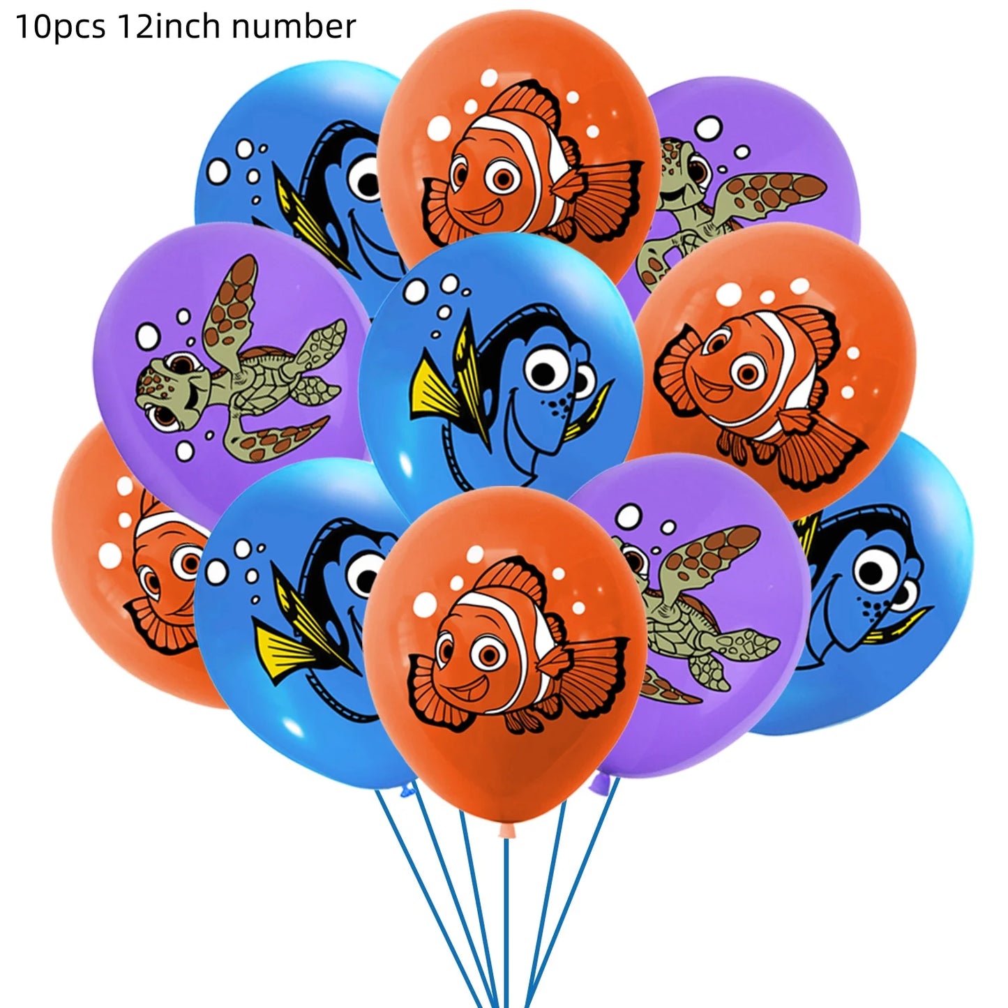 Finding Nemo Birthday Party Decoration Children Party Balloons Disposable Tableware Plates Napkins Cup Tablecloth Party Supplies