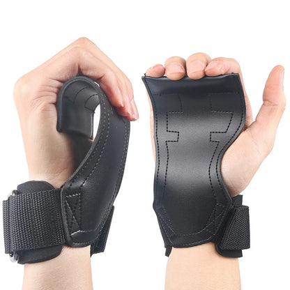Gym Grips Palm Guards Cowhide Palm Protector Weightlifting Gymnastics Workout Gloves Grips Fitness Training Equipment