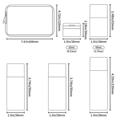 Hydrating makeup dispensing bottles, portable lotions, shampoos, traveling, refillable, squeezed empty bottles