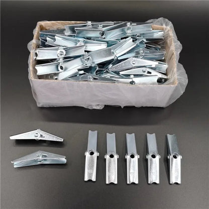 M4 M5 M6 M8 M10 Plasterboard Hollow Wall Cavity Wall Fixing Spring Toggle Anchor Ceiling Dry Wall Anchors No Bolt