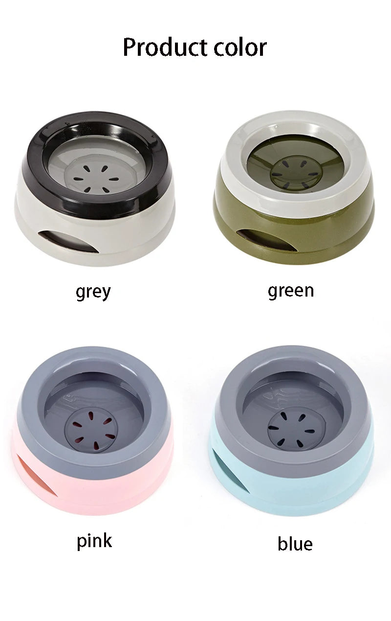 Can be Used on the Car Pet Dog Bowls Floating Not Wetting Mouth Cat Bowl No Spill Drinking Water  Plastic Portable Dog Bowl