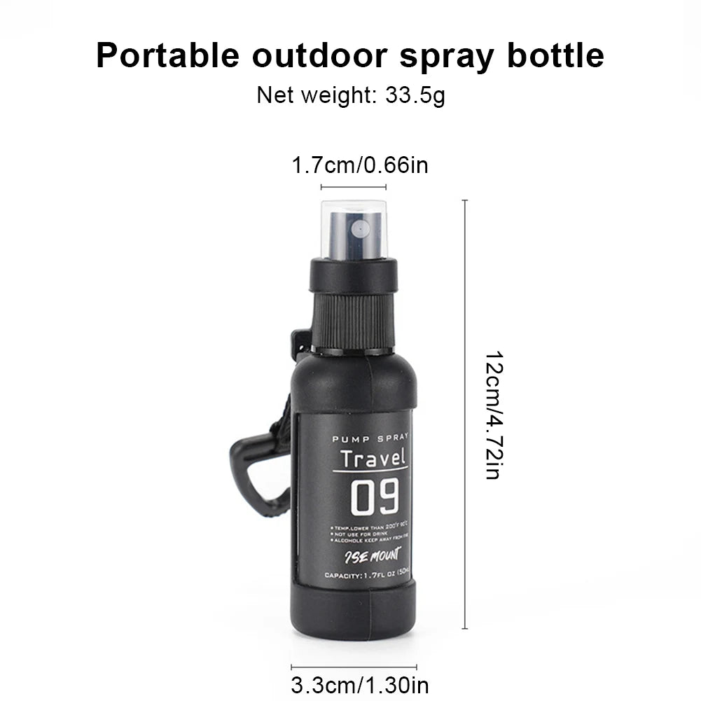 50/80ml Travel Bottle Leak Proof Outdoor Camping Trip Spray Bottle Alcohol Dispenser Leak Proof Portable Spray Bottle