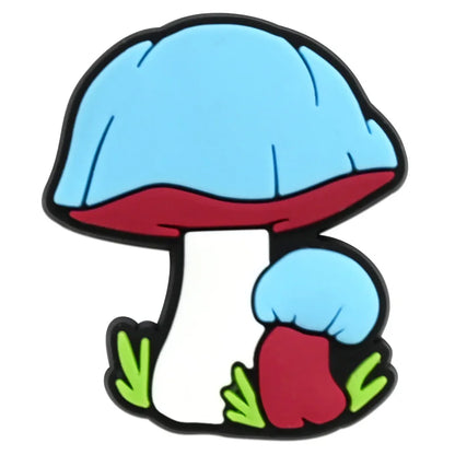 Cute Mushroom Shoe Charms Decoration for Crocs Pin Accessories Bracelet Wristband Party Party Gifts