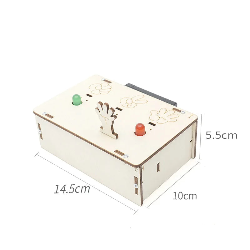 DIY Finger-guessing Machine Model Science Toy Experiment Educational Toy Technology Project for School Kid G292