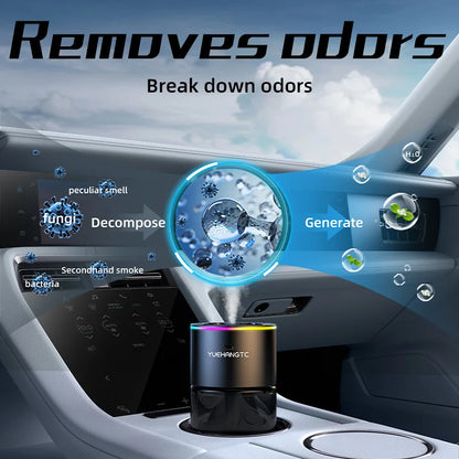 Spray Aroma Car Decorations Accessories With Aromatherapy High-End Car Air Freshener Electronic Car Fragrance Auto Deodorization