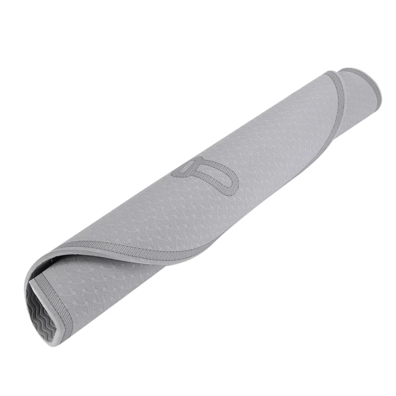 Y67A-2X Jump Rope Mat Shock Absorption And Sound Insulation Household Mute Mat Indoor Outdoor Fitness Sports Yoga Mat,Black