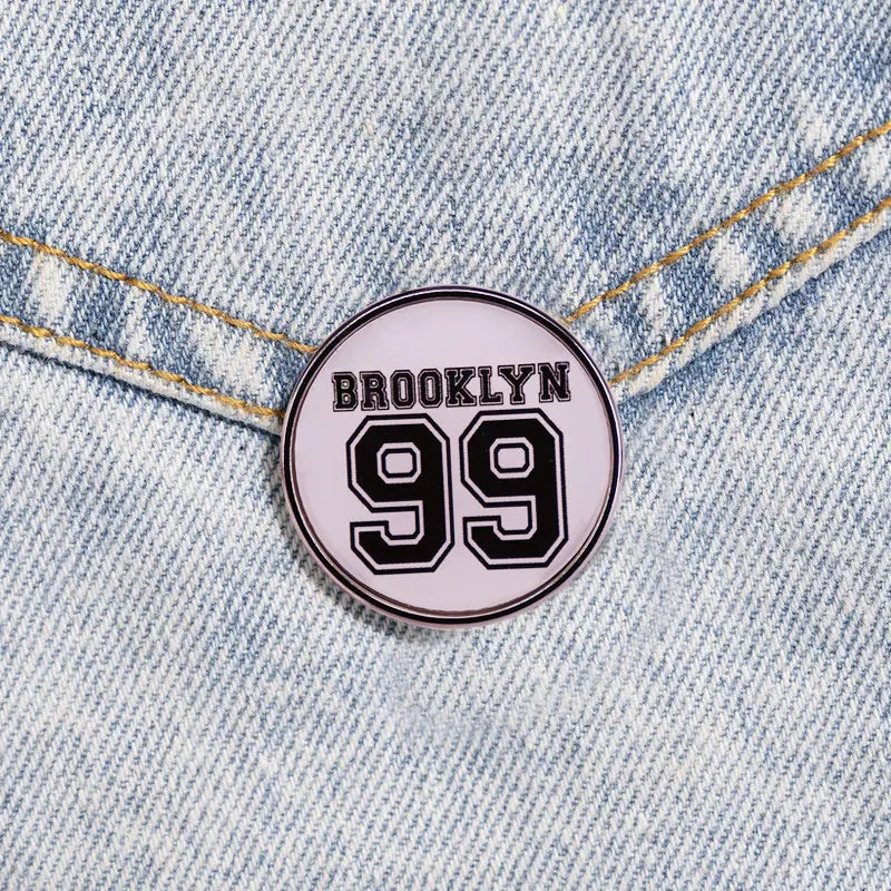 Brooklyn Nine-nine Television Show Pin 99 Design Badge