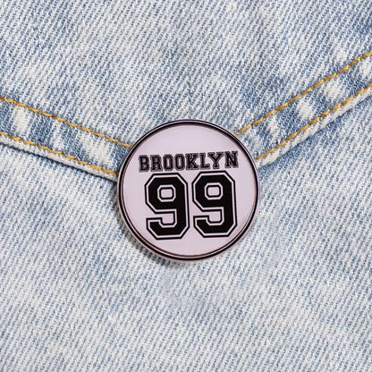 Brooklyn Nine-nine Television Show Pin 99 Design Badge