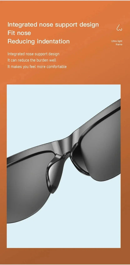 Xiaomi MIJIA Smart Sunglasses Glasses Bluetooth Call Outdoor Sports Headphones HIFI Blue Light Waterproof Anti-UV For Men Women