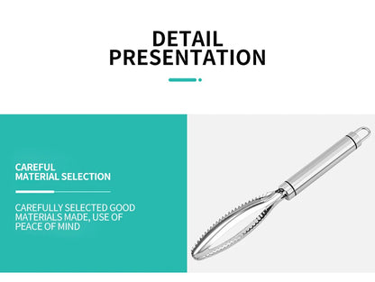Kitchen accessories Stainles Fish Scales Scraping Graters Fast Remove Fish Cleaning Peeler Scraper Fish bone tweezers tool gadge