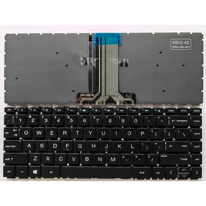 US Laptop Keyboard for Hp 14-CF 14-DF 14-DK 14-DP 14S-CR 14SCF 240 245 G8 TPN-I130 I135
