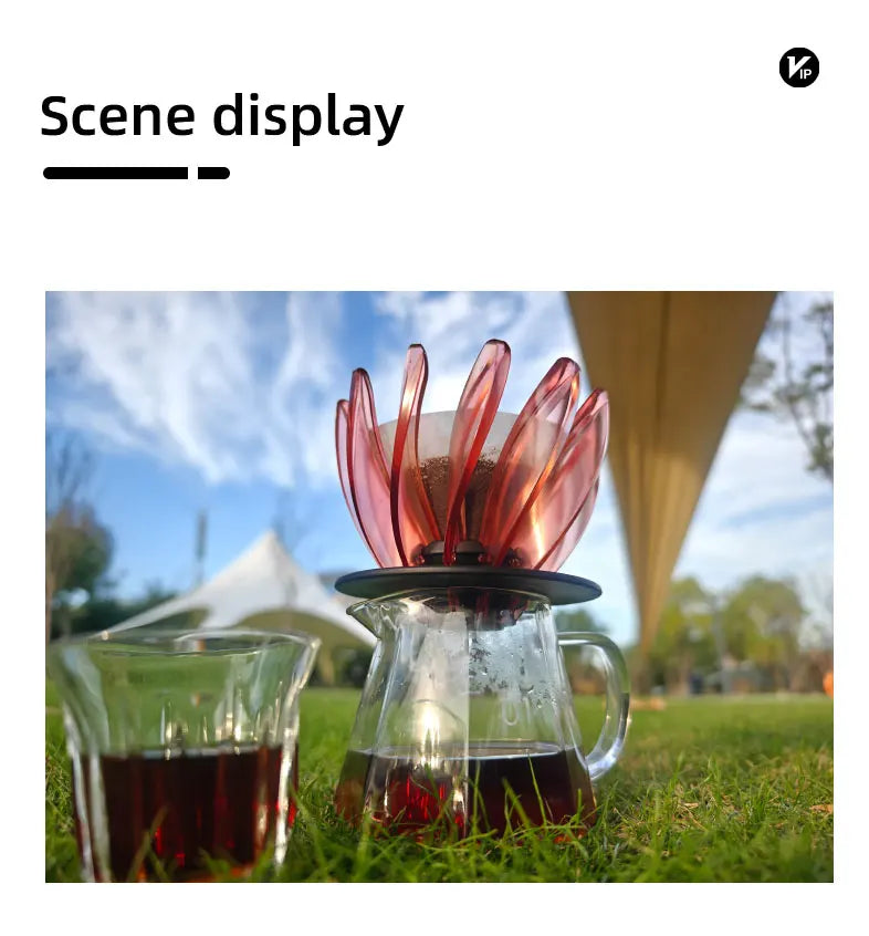 YRP Coffee maker V&60 Reusable Coffee Dripper Resin Coffee Filter  Barista tools Coffee Brewing Coffee Funnel V02 1-4Cups