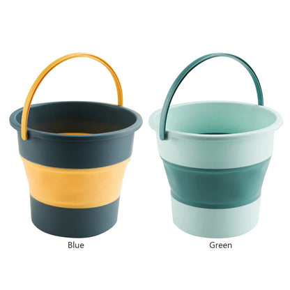 5/10L Travel Bucket Car Wash Water Storage Container Bathroom Kitchen Camp Bucket Lightweight Environmentally Outdoor Tool