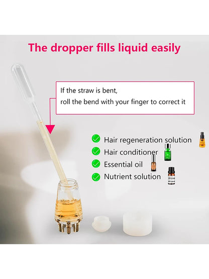 Hair Oil Applicator - Scalp Massage Comb, Essential Serums Brush for Hair Care Massage Relaxation, 6 ml, 1 Pcs