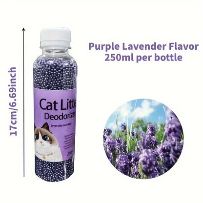 5 Fragrance Cat Litter Deodorizer Beads Strong Odor Eliminator for Kitty Toilet Long Lasting Scent Pearls Pet Cleaning Supplies
