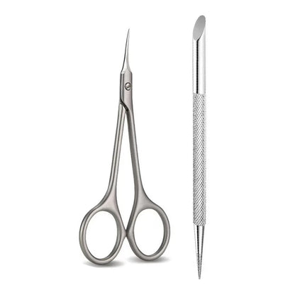 Stainless Steel Manicure Scissors for Nail Care Cuticle Nipper Dead Skin Remover Scissors Nail Art Cuticule Cutter Beauty Tool