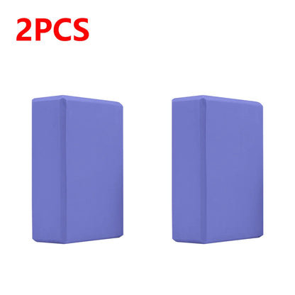 EVA Yoga Block Solid Color Yoga Balance Bricks Moisture-Proof High Density Yoga Blocks Body Shaping Yoga Blocks for Meditation