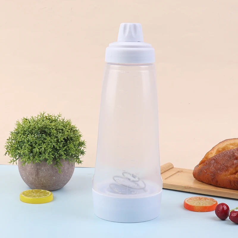 Pancake Batter Bottle Battler Mixer With Blender Ball Wire Whisk For Restaurant Baking Pancakes Cupcakes Muffins Crepes And More