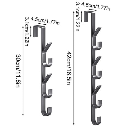 Easy Installation Door Hook-Strong Metal Coat Rack, Suitable for Clothes, Hats and Bags-Space Saving Design, Suitable for Bedroo