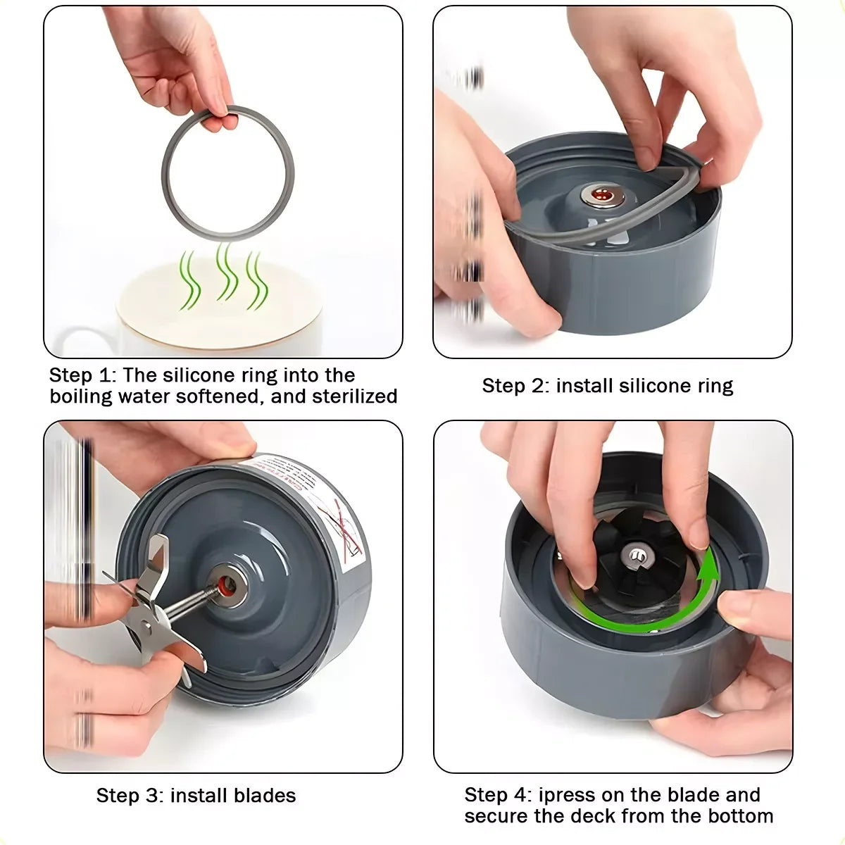 Blender Cup Juicer Cup For Nutribullet Nb600w/Pro 900w Extractor Blade 32oz Large Cup Blender Replacement Parts