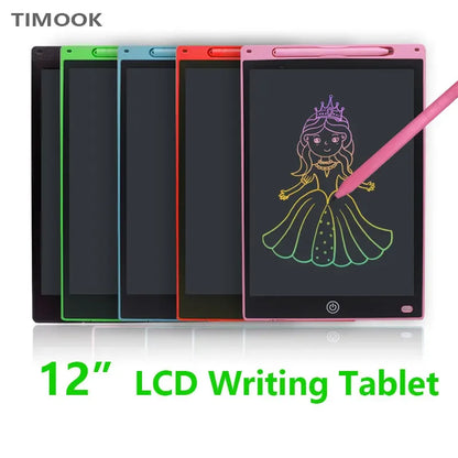 Tablets Electronic Handwriting Pad 12 inch Writing Board Drawing Tablet LCD Screen Writing Tablet Digital Graphic Toys for child