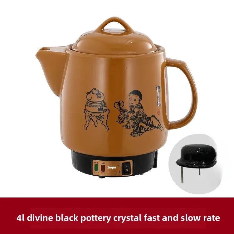 Shanyoujia Ceramic One-Piece Electrochemical Health Pot Automatic Boiling Medicine Pot Insulated Electric Heating Pharmacy Pot